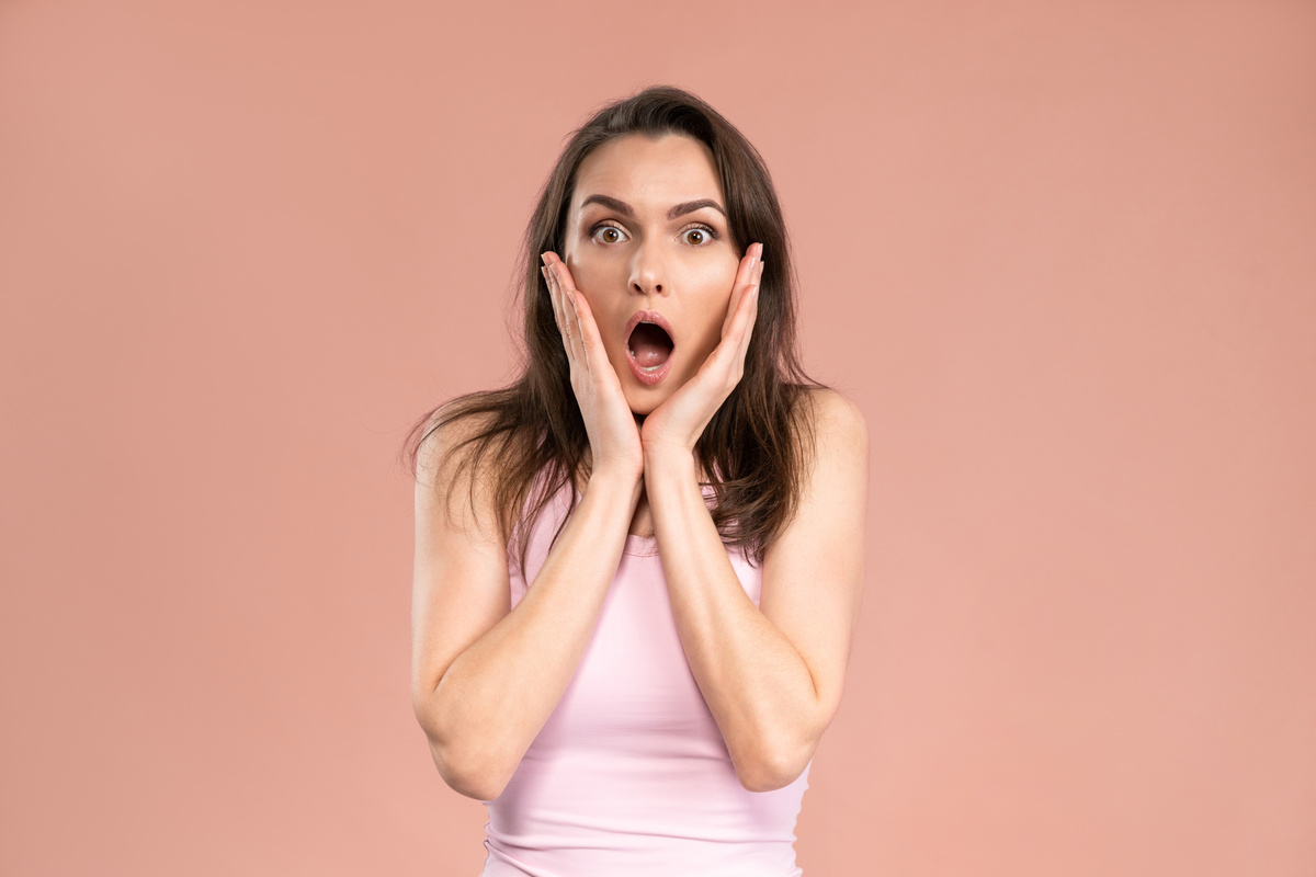 Shocked Young Woman